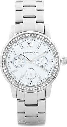 Chronograph White Dial Womens Watch - 2699-22
