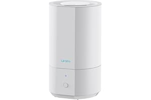 Livatro 4L Top Fill Humidifiers for Bedroom Large Room Nursery, Cool Mist Humidifier With Ultrasonic Quiet, Auto Shut-off and Easy to Clean, Last up to 40 Hours, White