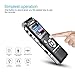 Kimitech Voice Recorder Digital Audio Sound Recorder Intelligent Noise Reduction Code Lock Design 8GB Memory Double Microphones MP3 with Color Screen Charged by USB