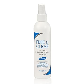Amazon Com Free Clear Firm Hold Hairspray Fragrance And