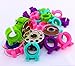 PeavyTailor 48 Piece Bobbin Holder Set for Sewing Machines - Bobbin Clamps for Organizing Threads and Avoiding Tangles