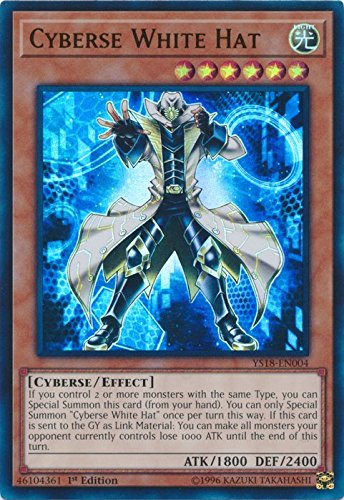 Yu-Gi-Oh! - Starter Deck: Codebreaker - Cyberse White Hat - YS18-EN004 - Ultra Rare - 1st Edition