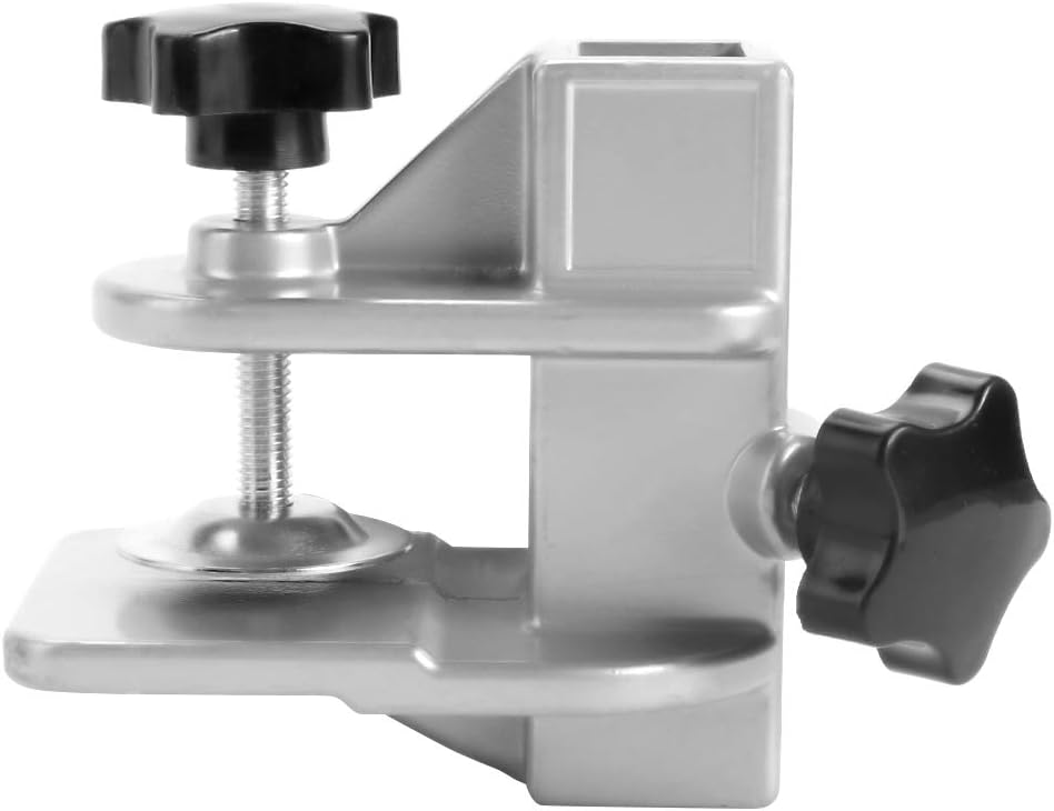 Oumefar Pet Grooming Table Accessories, Aluminium Alloy Clamp Attachment Clamp H Bar Clamp Holder for Dogs Cats (23 x 23 mm)