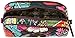 Vera Bradley Women's Cotton Small Zip Cosmetic Makeup Organizer Bag, Autumn Leaves, One Size