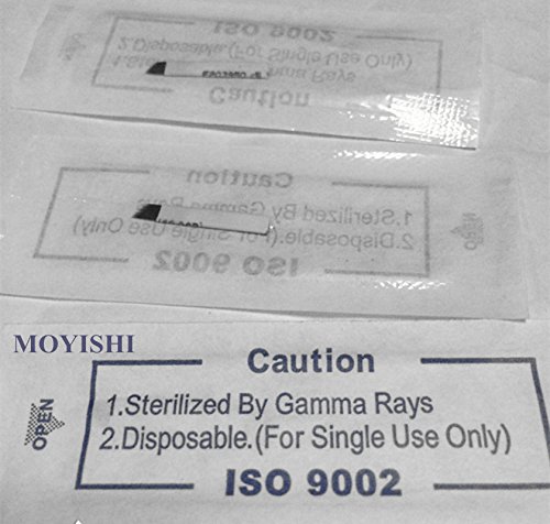 50pcs Permanent Makeup Needle Manual Eyebrow Tattoo Microblade Sloped Needles (9 Sloped Needles)