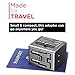 Travel Adapter [110-240V] PowerBear Universal Wall Charger with USB Ports and AC Power Plug | All-in-One International Power Adapter with Protection Fuse - USA/EU/UK/AUS/China - [24 Month Warranty]