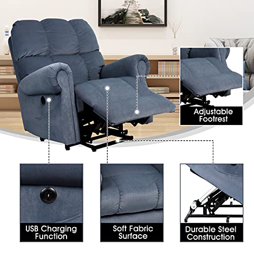SELLERWE Electric Power Lift Recliner Chairs for Elderly, Massage Lift
