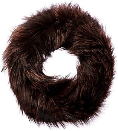 Belle Fare Womens Women's Brown Fox Infinity Scarf