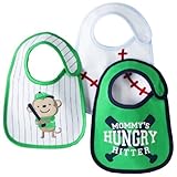 Carter's Bib Set ' MOMMY'S HUNGRY HITTER ' 3 Bibs Baseball