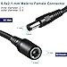 SIOCEN 5.5mm x 2.1mm Extension Cord,DC 12v Power Supply Adapter for CCTV Security Camera Surveillance Indoor Wireless IP Camera Dvr Standalone LED Strip,Car,12 Volt Male to Female Plug Cable 10ft