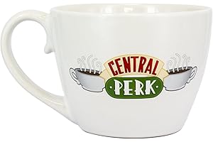 PALADONE Friends Central Perk Cappuccino Mug, Ceramic Coffee or Tea Cup, 296 ml