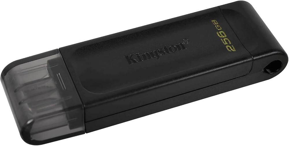Kingston DataTraveler 70 DT70 32GB USB-C Flash Drive Black USB 3.2 Gen 1