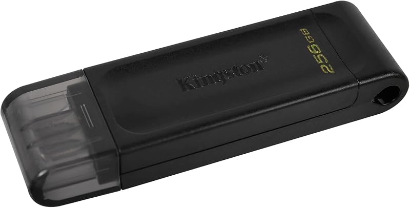 Kingston DataTraveler 70 DT70 32GB USB-C Flash Drive Black USB 3.2 Gen 1