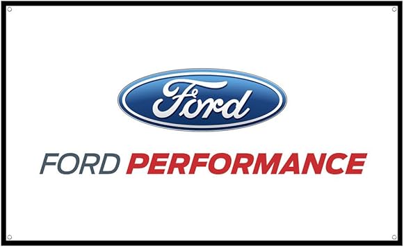 Amazon Com Ford Racing M 1827 Fp Ford Performance Banner Automotive