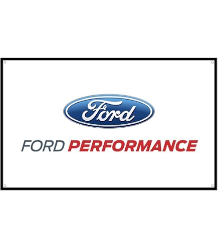 Drapeau Ford Sierra XR4i Neuf En Polyester - Design USA, Rectangulaire, Noir