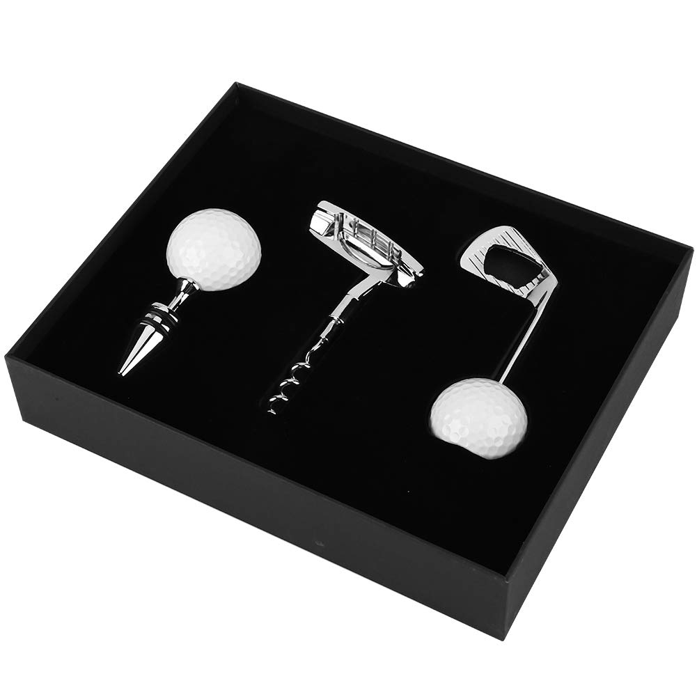 Corkscrew Bottle Opener, Wine Opener Golfs Shaped Corkscrew Red Wine Beer Bottle Opener Cork Opener Club Bar Kitchen Tool Set