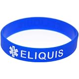 Set 4 Bracciali In Silicone Per Allerta Medica – Parkinsons, Blu/Nero/Bianco/Grigio, Regolabili Adulti