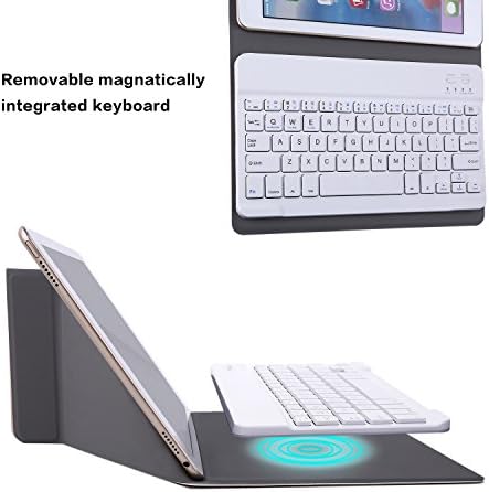 ipad Air Case with Keyboard ,Detachable iPad keyboars for iPad pro 9.7 iPad Air 3 / 2 / 1 2017 the new iPad Samsung Galaxy Tab A 9.7(white)