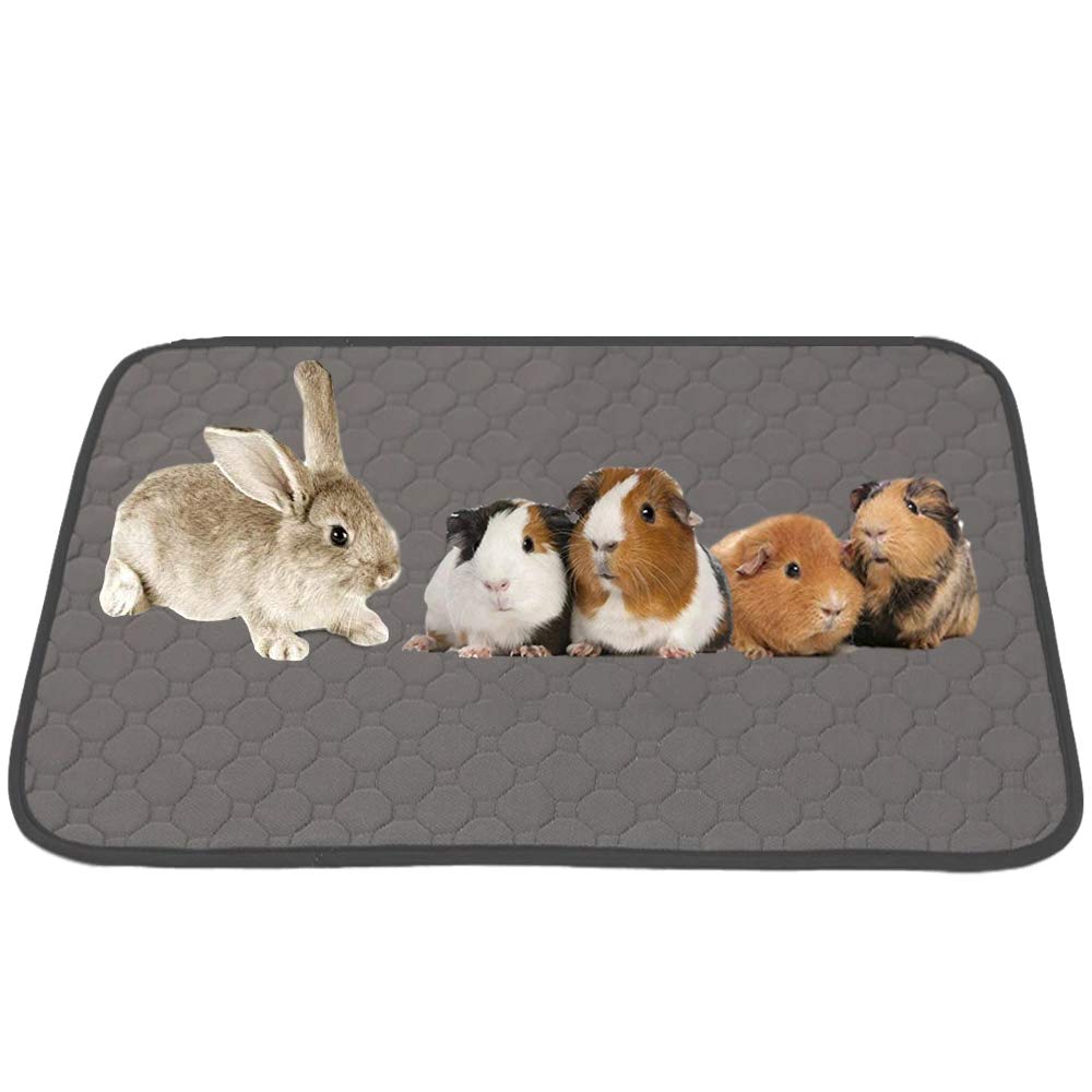 Guinea Pig Fleece Cage Liners, Pet Washable Pee Pad, Waterproof Reusable Pet Dog Training Pads, Anti Slip Small Animals Bedding with Super Absorben - 20"x 28"