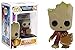 Funko 12773 Pop! Marvel:Guardians of The Galaxy Vol. 2- Groot Exclusive #208