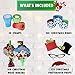 The Twiddlers 100 Pack Christmas Toys - Huge Assortment, Great Stocking Stuffers, Kids Party Bags, Party Favors, Pinata Filler & More