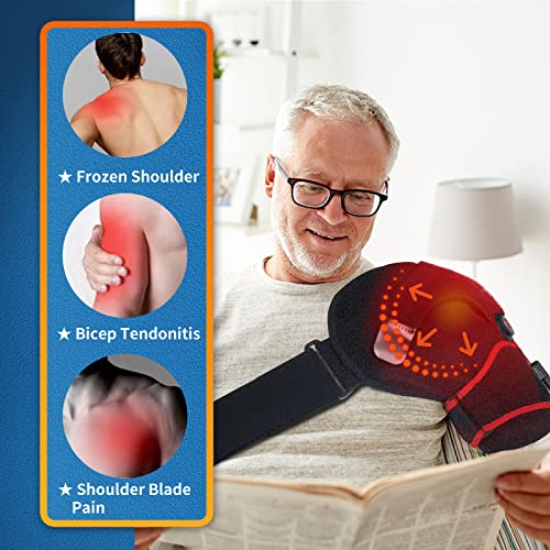 Shoulder Heating Pad with Vibration Massage for Arm Shoulder Pain