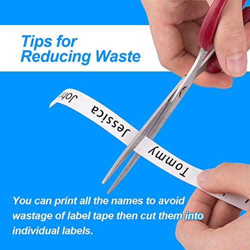 4 Packs WEEMAY Compatible 24mm 0.94 Laminated White Tape, Replace Brother Label Tape TZe-251 TZe251 TZ-251 TZ251, for P-Touch PT-D600 PT-P700 PT-P750W PT-P900W Label Maker (1 Inch Black on White)