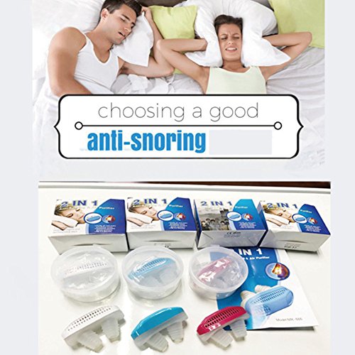 3 Packs 2-in-1 Silicone Anti Snoring Device Nose Air Purifier Vents Sleep Nasal Strips Snore Stopper Breathe Right Solution Guard AIDS Updated Version