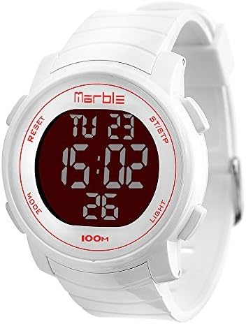 Women's Swimming Waterproof Outdoor Sports LED Backlight Digital Stopwatch Wrist Stop Chronograph Watches