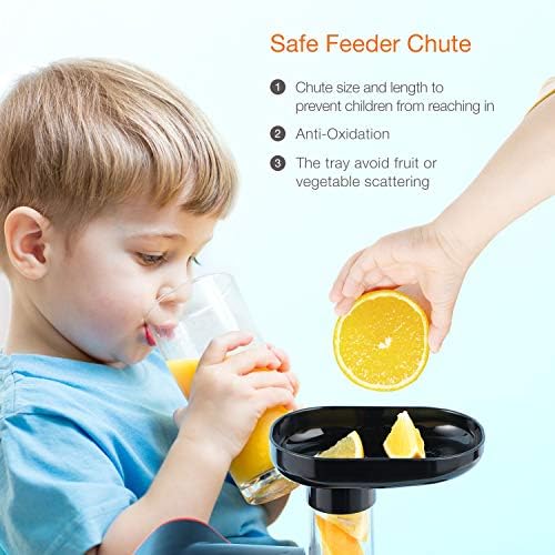 Juicer Machines, HOMEVER Slow Masticating Juicer for Fruits and