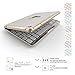 iPad mini 4 Wireless Keyboard Case with Colorful Backlit 135 Degree Adjustable Angles Addprime Gold Aluminum Alloy Shell and Back Plate Chocolate ABS Button Bluetooth 3.0 Keyboard for iPad A1538/A1550