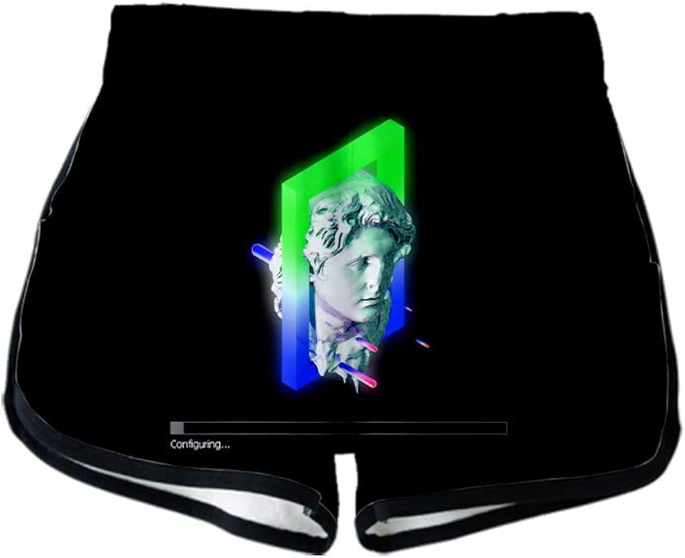 vaporwave swim trunks