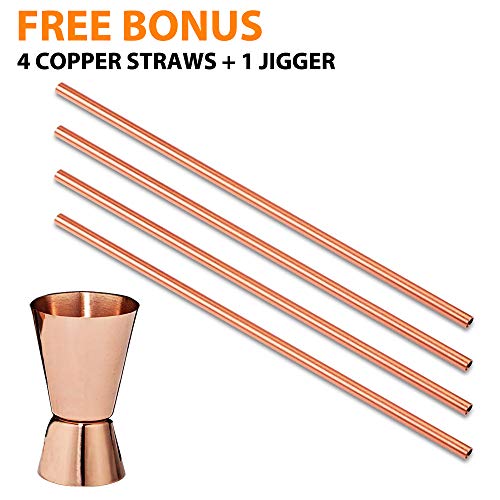 3 Moscow+Mule+Copper+Mugs+HANDCRAFTED