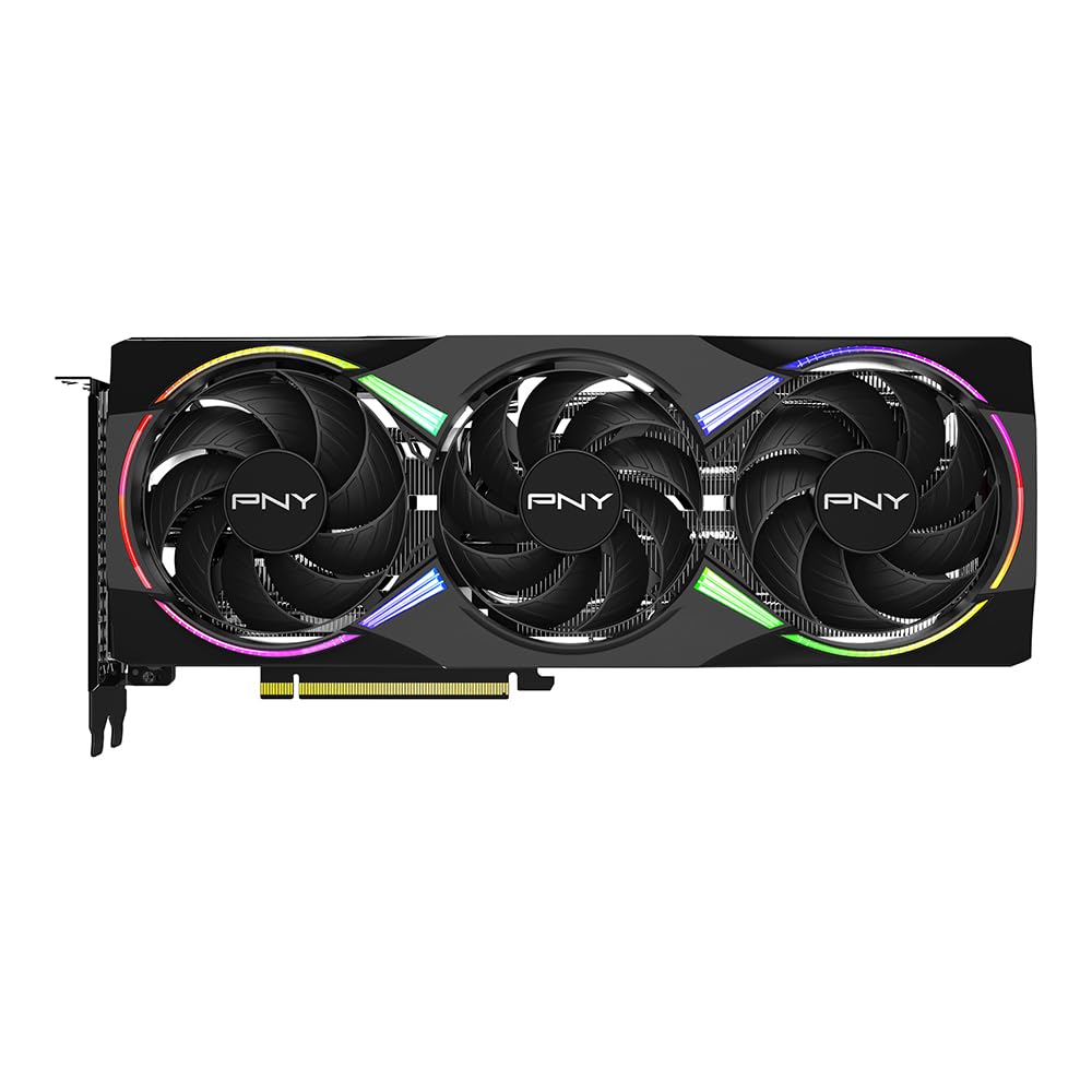 PNY NVIDIA GeForce RTX? 5060 Ti 16GB ARGB Overclocked Triple Fan Graphics Card (DLSS 4, PCIe 5.0, HDMI/DP 2.1, 2-Slot, Epic-X? RGB Lighting)