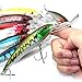 BOSSXIN 2 Pieces Fishing Lure Set Assorted Color Combo Life-like Deep Diving Minnow Lure long Lip Trolling Fishing Tackle 6 Inch 29g Hard Bait For Bass, Trout Perfect for Saltwater &Freshwater