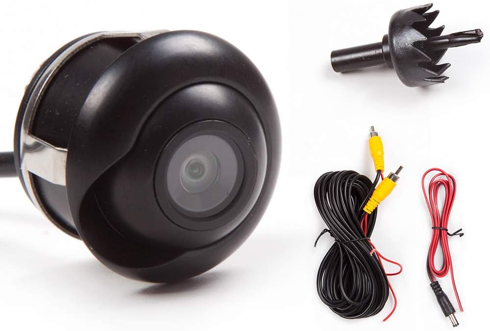 HD Car Side Parking Rear View Reversing Camera Reverse Universal Rotates 360°CCD