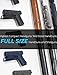IronMount Gun Magnet Mount | 35 Lb Rated Single-Sided Magnetism | Adhesive Magnets Rubber Coated Magnetic Gun Mount & Holster | Concealed Holder for Car, Handgun, Pistol, Shotgun, Rifle (2 Pack)