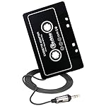 MWIN Car Black Cassette tape Adaptor for MP3 iPod Nani CD MD