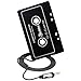 Reshow Travel Cassette Adapter for Cars – Listen to iPods, Smartphones, MP3 Players or a Walkman in a Standard Vehicle Cassette Player – Vintage/Retro Music Converter
