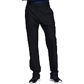 Cherokee Scrubs Mens Pants Tapered Leg with 5 Pockets, Zip Cargo, 360° Stretch & Moisture Wicking - CK185
