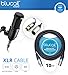 Roland VT-4 Voice Transformer Vocal Effects Processor Bundle with Blucoil 5-FT MIDI Cable, 2-Pack of Blucoil 10-FT Balanced XLR Cables, 5-Pack of Reusable Cable Ties, and 4 AA Batteries