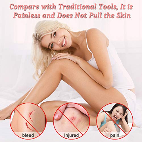Electric Razor for Women, ISTON Rechargeable Wet and Dry Painless Lady Shaver Body Hair Remover for Face Legs Underarms and Bikini Trimmer Cordless Waterproof Hair Shaver with LED Battery Life Display - Thumbnail 5