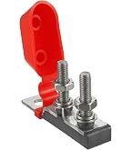 Joinfworld MRBF Terminal Fuse Block Kit – 40A, 58V DC, 5/16" Stud, Waterproof Cap – For Marine, RV, Truck, Battery & Solar Applications