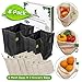Reusable Produce Bags With Reusable Grocery Bags - Environmentally Friendly Organic Cotton Mesh Bags Bundled With Grocery Bags - Double Stitching, Durable, Easy To Clean, Machine Washable