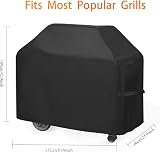 LEUOSO BBQ Cover Heavy Duty 165x70x125cm 3-4 Burner Waterproof UV Protected view 3