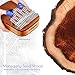 Vangoa 17 keys Kalimba Thumb Piano kit, Rounded Edges Electric Kalimba, Portable Mahogany Wood with Tuning Hammer, Carry Bag, pickup and key stickers