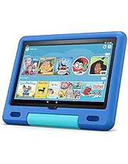 Fire HD 10 Kids tablet, 10.1", 1080p Full HD, ages 3–7, 32 GB, Sky Blue