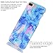 iPhone 7 Plus Case, Light Blue Marble Creative Design, BAISRKE Slim Flexible Soft Silicone Bumper Shockproof Gel TPU Rubber Glossy Skin Cover Case for iPhone 7 Plus & iPhone 8 Plus