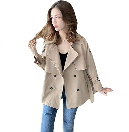 Amazon Yiyangコート レディース トレンチコート ショート丈 長袖 ゆったり ジャケット シンプル 薄手 アウター カジュアル 無地 おしゃれ 春コート 通勤 コート ジャケット 通販 Amazon Yiyangコート レディース トレンチコート ショート丈 長袖 ゆったり ジャケット シンプル 薄手 アウター カジュアル 無地 おしゃれ 春コート 通勤 コート ジャケット 通販