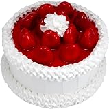 Fake Strawberry White Gel Cake 9